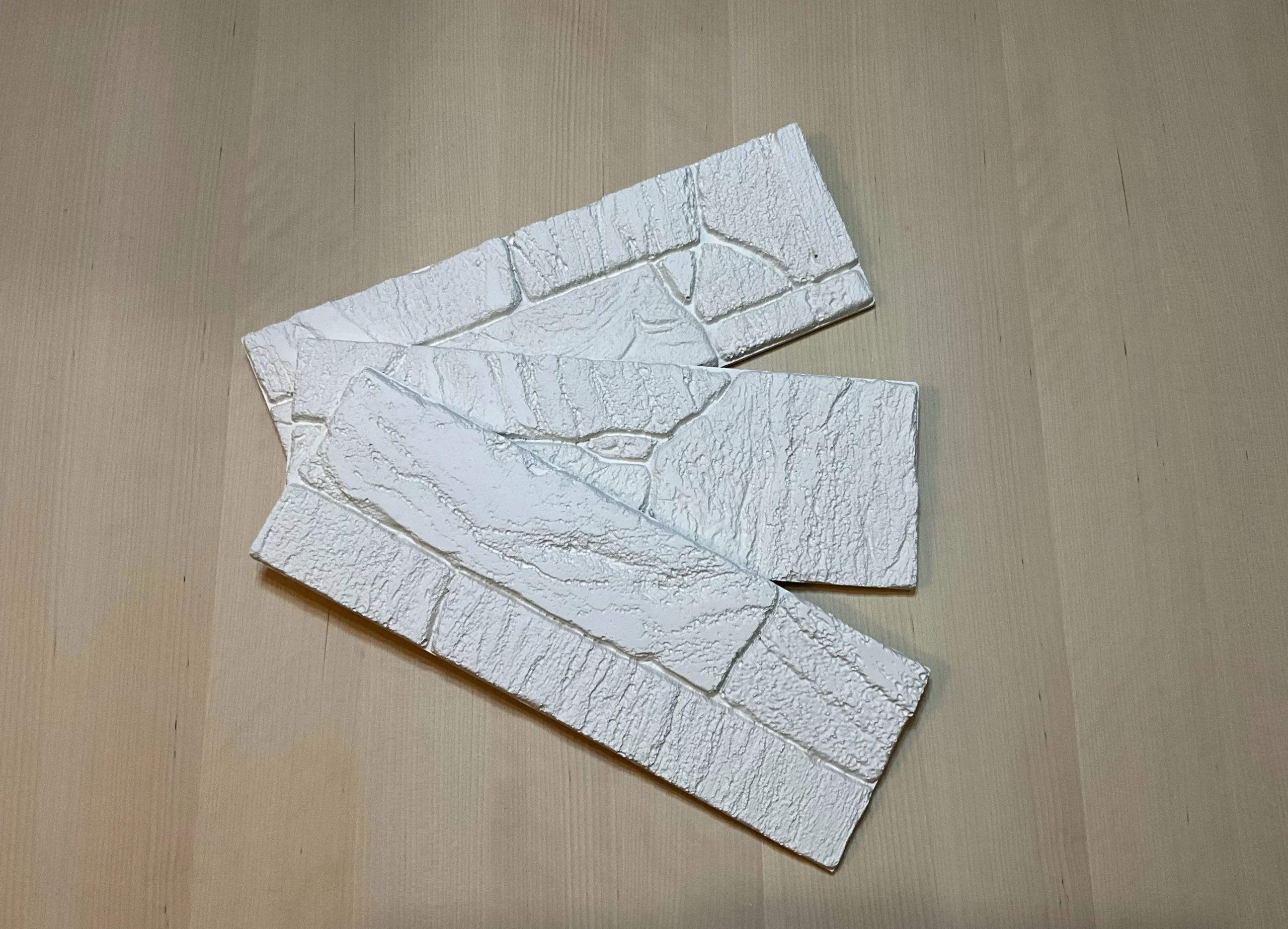 Pierre de parement décorative en plâtre Rocaille