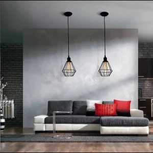 Decorative concrete finish in a minimalist interior.
