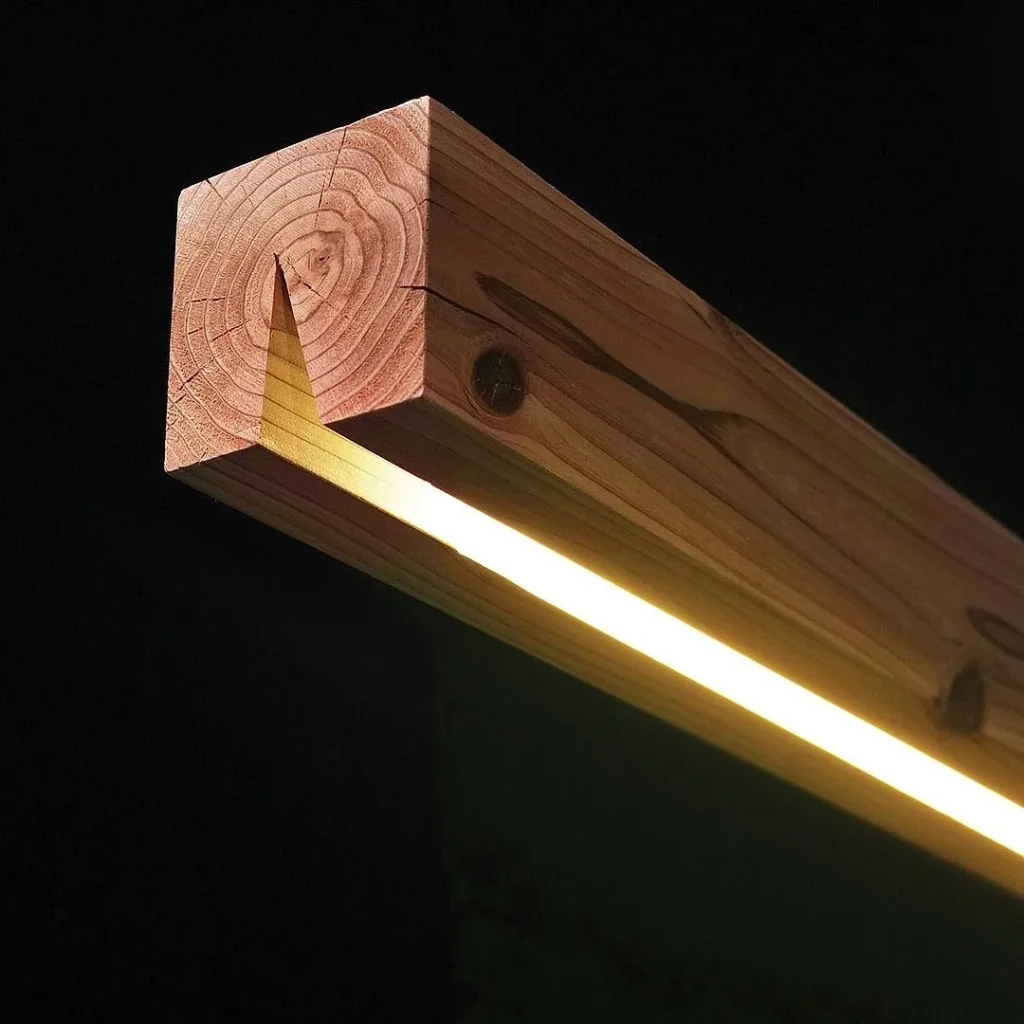 Loft-style metal track lighting system mounted on a ceiling.