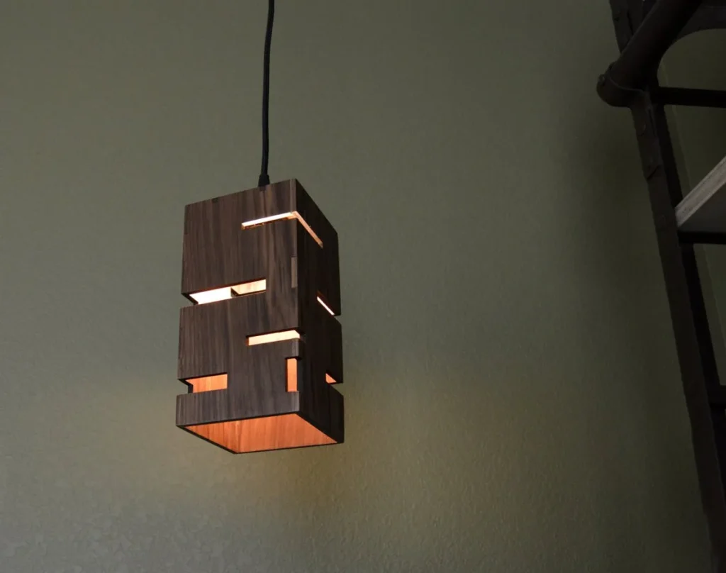 Industrial spotlight fixture with directional metal shades.